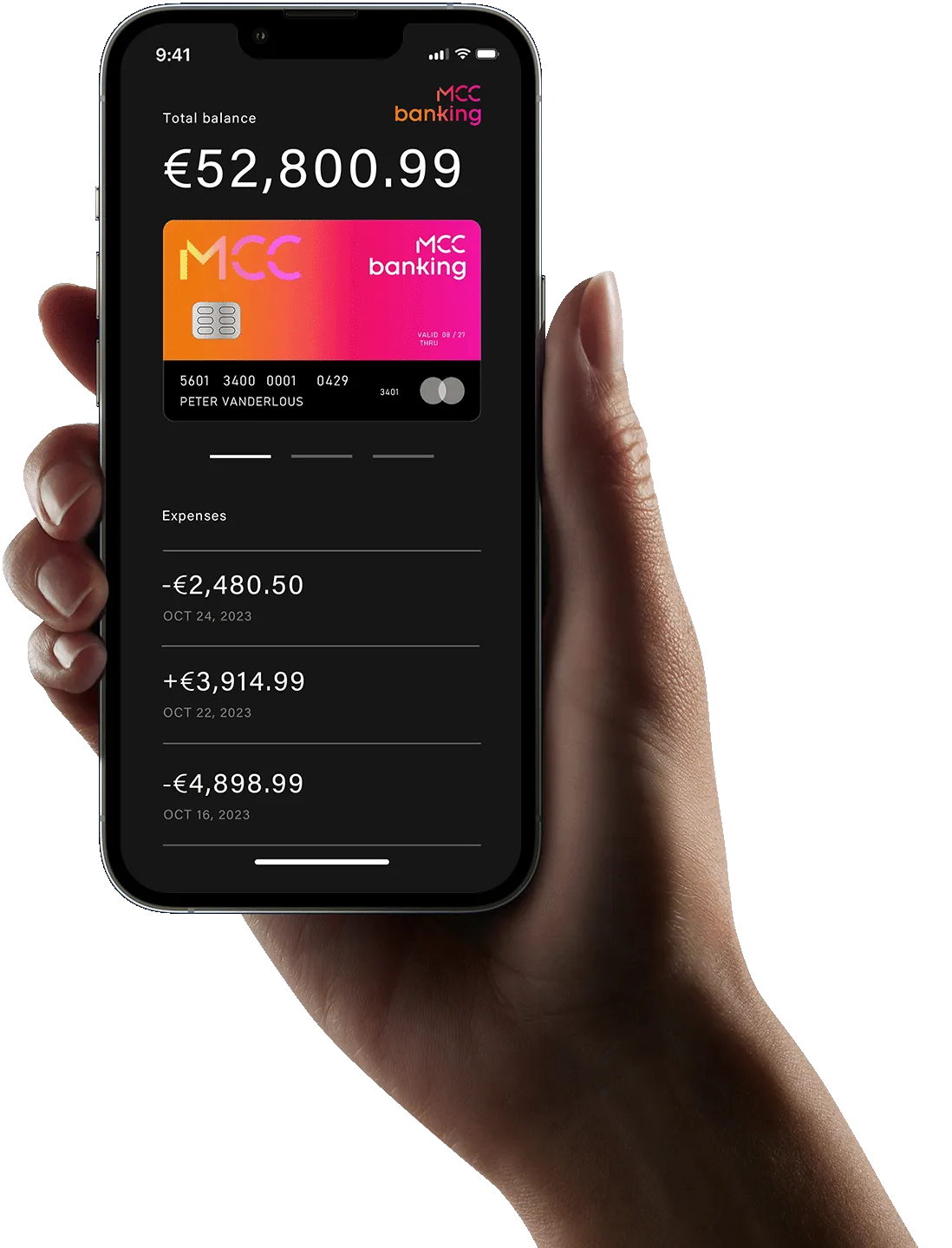 MCC Banking mobile app